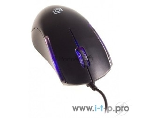 Мышь проводная Oklick 245M черный, 1000 dpi, USB, кнопки - 3