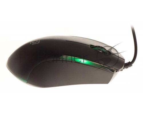 Мышь проводная Oklick 245M черный, 1000 dpi, USB, кнопки - 3