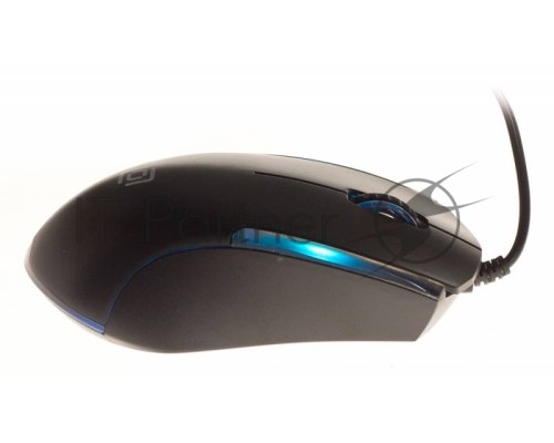 Мышь проводная Oklick 245M черный, 1000 dpi, USB, кнопки - 3