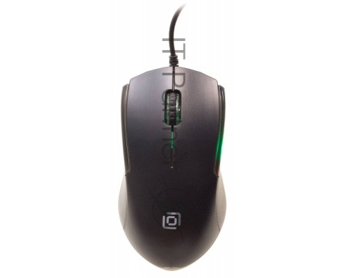 Мышь проводная Oklick 245M черный, 1000 dpi, USB, кнопки - 3