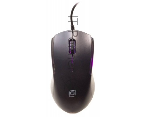 Мышь проводная Oklick 245M черный, 1000 dpi, USB, кнопки - 3