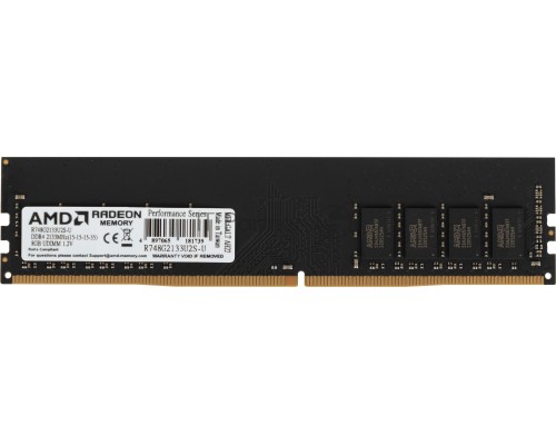 Оперативная память AMD 8GB DDR4  2133MHz R7 Performance Series R748G2133U2S-U Non-ECC, CL15, 1.2V, Retail
