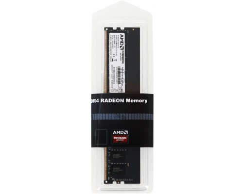 Оперативная память AMD 4GB DDR4 2133MHz DIMM R7 Performance Series Black R744G2133U1S-U Non-ECC, CL15, 1.2V, Retail