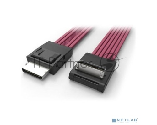 Кабель AXXCBL700CVCR 700 mm long, spare cable kit (1 cable included), straight OCuLink SFF-8611 connector to right angle OCuLink SFF-8611 connector