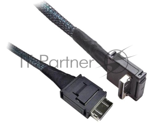 Кабель AXXCBL800CVCR 800 mm long, spare cable kit (1 cable included), straight OCuLink SFF-8611 connector to right angle OCuLink SFF-8611 connector