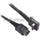 Кабель AXXCBL800CVCR 800 mm long, spare cable kit (1 cable included), straight OCuLink SFF-8611 connector to right angle OCuLink SFF-8611 connector