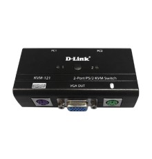 D-Link KVM-121/B1A 2-портовый KVM-переключатель с портами VGA и PS/2