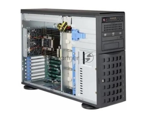 Платформа SuperMicro 7049P-TRT - 4U/Tower - 8x SATA - Dual 10-Gigabit Ethernet - 16x DDR4 - 1280W Redundant