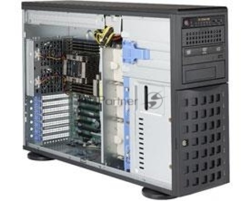 Платформа SuperMicro 7049P-TRT - 4U/Tower - 8x SATA - Dual 10-Gigabit Ethernet - 16x DDR4 - 1280W Redundant