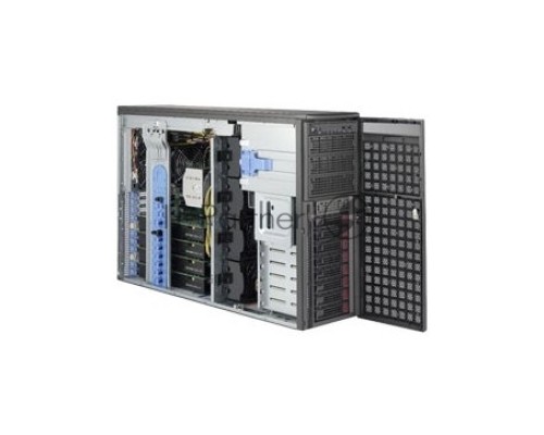 Платформа SuperMicro 7049GP-TRT - 4U/Tower GPU Server - 8x SATA - Dual 10-Gigabit Ethernet - 2200W Redundant