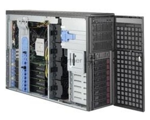 Платформа SuperMicro 7049GP-TRT - 4U/Tower GPU Server - 8x SATA - Dual 10-Gigabit Ethernet - 2200W Redundant