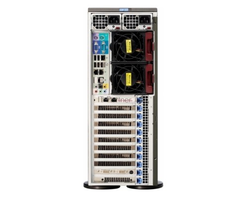 Платформа SuperMicro 7049GP-TRT - 4U/Tower GPU Server - 8x SATA - Dual 10-Gigabit Ethernet - 2200W Redundant