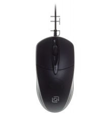 Мышь проводная Oklick 275M черный, 1000 dpi, USB, кнопки - 3