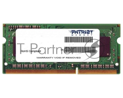 Оперативная память Patriot SO-DIMM DDR4 4GB PC19200 PSD44G240081S Patriot Оперативная память Patriot SO-DIMM DDR4 4GB PC19200 PSD44G240081S Patriot