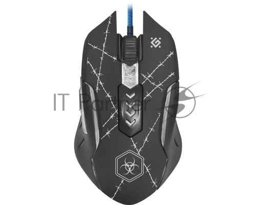 Мышь Defender Forced GM-020L [52020] {Проводная игровая мышь, оптика,6кнопок,800-3200dpi}