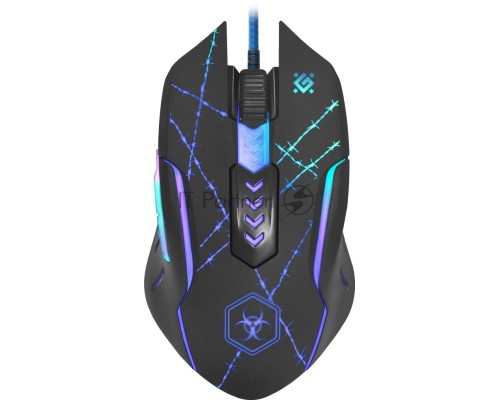 Мышь Defender Forced GM-020L [52020] {Проводная игровая мышь, оптика,6кнопок,800-3200dpi}