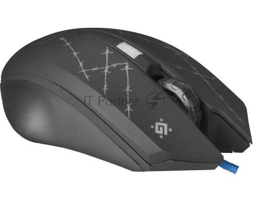 Мышь Defender Forced GM-020L [52020] {Проводная игровая мышь, оптика,6кнопок,800-3200dpi}