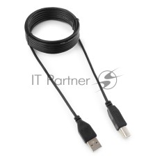 Кабель Гарнизон Кабель USB 2.0, AM/BM, 3м, пакет (GCC-USB2-AMBM-3M)