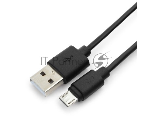 Кабель Гарнизон Кабель USB 2.0 Pro, AM/microBM 5P, 1м, черный, пакет (GCC-mUSB2-AMBM-1M)