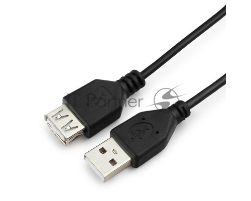 Кабель Гарнизон Кабель удлинитель USB 2.0, AM/AF, 1м, пакет (GCC-USB2-AMAF-1M)