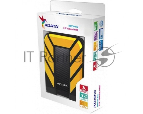 Внешний жесткий диск AData USB 3.0 2Tb AHD710-2TU3-CYL DashDrive Durable 2.5