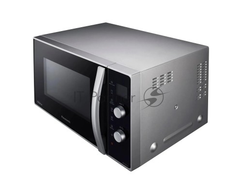Микроволновая печь Panasonic NN-CD565BZPE металик/черный 27л 1000Вт поворотные тактовые