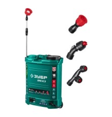 ОПС-16 аккумуляторный опрыскиватель ЗУБР, 16 л, 12 В, 8 Ач