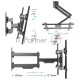 Кронштейн для телевизора Arm Media PARAMOUNT-40 черный 26