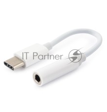 Переходник Cablexpert Переходник USB, USB Type-C/Jack3.5F, пакет (CCA-UC3.5F-01-W)