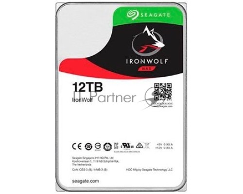 Жесткий диск Seagate Original SATA-III 12Tb ST12000VN0007 Ironwolf (7200rpm) 256Mb 3.5