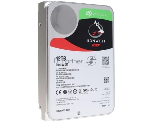 Жесткий диск Seagate Original SATA-III 12Tb ST12000VN0007 Ironwolf (7200rpm) 256Mb 3.5