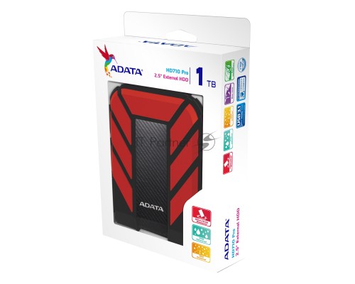 Внешний жесткий диск AData USB 3.0 1Tb AHD710P-1TU31-CRD HD710P DashDrive Durable 2.5