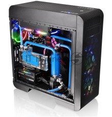 Корпус Thermaltake Core V71 TG (407788) CA-1B6-00F1WN-04 /Black/Win/SECC/Tempered Glass