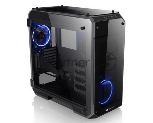 Корпус View 71 TG (840574) CA-1I7-00F1WN-00 /Black/Win/SPCC/Tempered Glass*4/Color Box/Riing 140mm Blue Fan*2 Корпус View 71 TG (840574) CA-1I7-00F1WN-00 /Black/Win/SPCC/Tempered Glass*4/Color Box/Riing 140mm Blue Fan*2