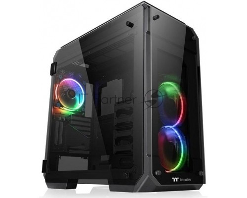 Корпус View 71 TG RGB (870680) CA-1I7-00F1WN-01 /Black/Win/SPCC/Tempered Glass*4/Color Box/Riing 140mm RGB Fan*3 Корпус View 71 TG RGB (870680) CA-1I7-00F1WN-01 /Black/Win/SPCC/Tempered Glass*4/Color Box/Riing 140mm RGB Fan*3