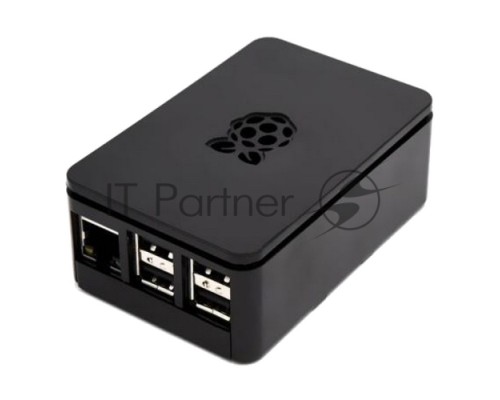 Корпус RA179 black для микрокомпьютера Raspberry Pi 3 ACD Black ABS Plastic case with Logo for Raspberry Pi 3
