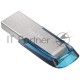 Флеш диск 32GB SanDisk CZ73 Ultra Flair, USB 3.0, Tropical Blue
