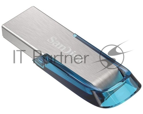 Флеш диск 128GB SanDisk CZ73 Ultra Flair, USB 3.0, Tropical Blue