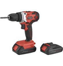 Дрель-шуруповерт акк. ПАРМА ДША-02-2021/2Li [02.021.00016] { 21В, 2Ач, 2акк.,2скор,,подсв, индик, кейс (8шт/кор) }