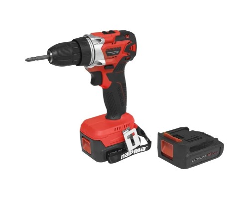 [Дрель, Шуруповерт] Дрель-шуруповерт акк. ПАРМА ДША-02-2016/2Li [02.021.00015] { 16В, 2Ач, 2акк.,2скор,,подсв, индик, кейс (8шт/кор) }