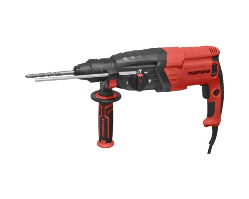 [Перфоратор] Перфоратор ПАРМА П-02-26/900ЭР [02.027.00006] { 900Вт,3-х реж,3,0Дж,SDS-plus, рег.об.,рев, пл.пуск, рук.Эрго+)(5ш/к) }