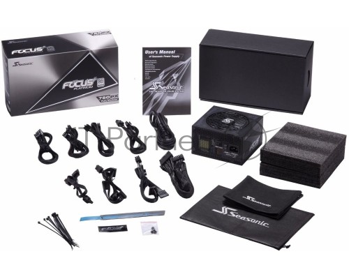 Блок питания Seasonic ATX 750W FOCUS Plus SSR-750PX 80+ platinum (24+4+4pin) APFC 120mm fan 8xSATA Cab Manag RTL