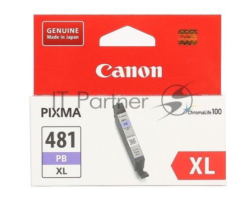 Картридж струйный Canon CLI-481 PB 2102C001 черный для Canon Pixma TS5140/6140/8140/8540