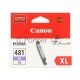 Картридж струйный Canon CLI-481 PB 2102C001 черный для Canon Pixma TS5140/6140/8140/8540