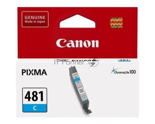 Картридж струйный Canon CLI-481 C 2098C001 голубой для Canon Pixma TS5140/6140/8140/8540