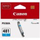 Картридж струйный Canon CLI-481 C 2098C001 голубой для Canon Pixma TS5140/6140/8140/8540