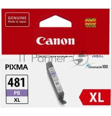 Картридж струйный Canon CLI-481XL PB 2048C001 фото голубой (8.3 мл) для Canon PixmaTS8140TS/TS9140
