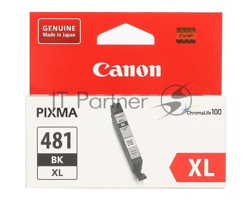 Картридж струйный Canon CLI-481XL BK 2047C001 черный (8.3 мл) для Canon Pixma TS6140/TS8140TS/TS9140/TR7540/TR8540