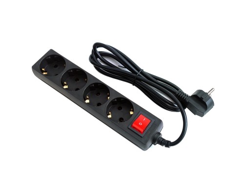 [Сетевой фильтр] 5bites SP4B-218 Сетевой фильтр 4S / 3*0.75MM2 / 1.8M / BLACK