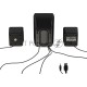Колонки Oklick OK-420 2.1 черный 11Вт